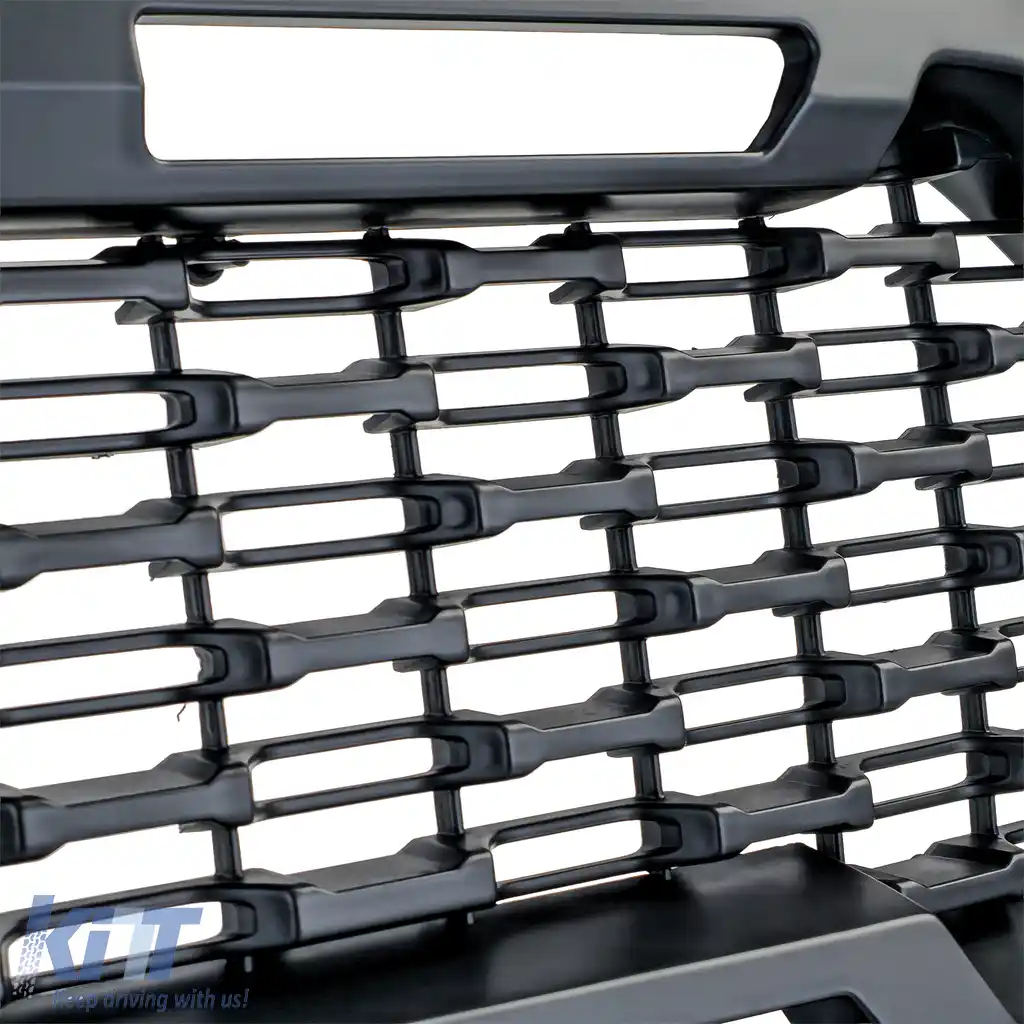 Grilă de Performanță Tip Fagure Neagră fără Emblemă, potrivită pentru Ford Ranger T8 19-22-image-6210825