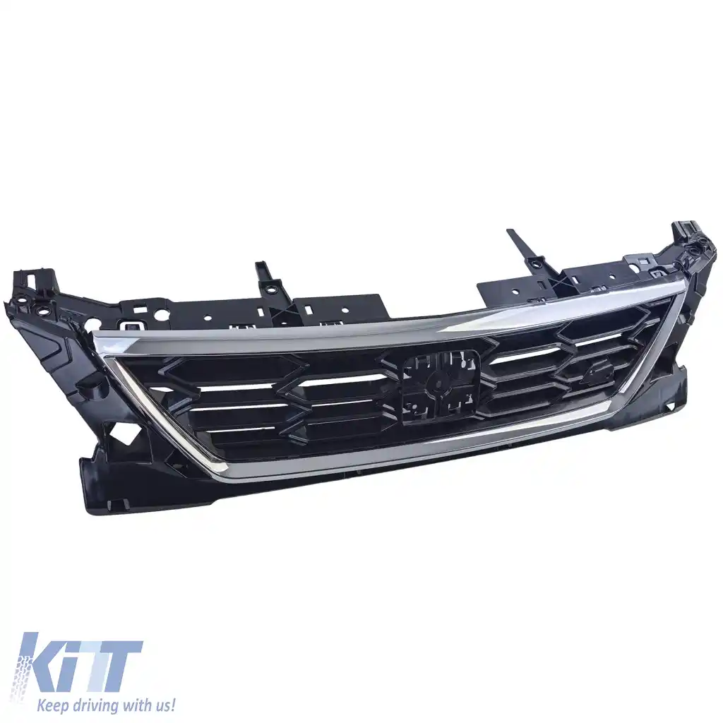 Grilă de upgrade sport cu cadru cromat, potrivită pentru Seat Leon 5F model FR 2017-2020-image-6278000