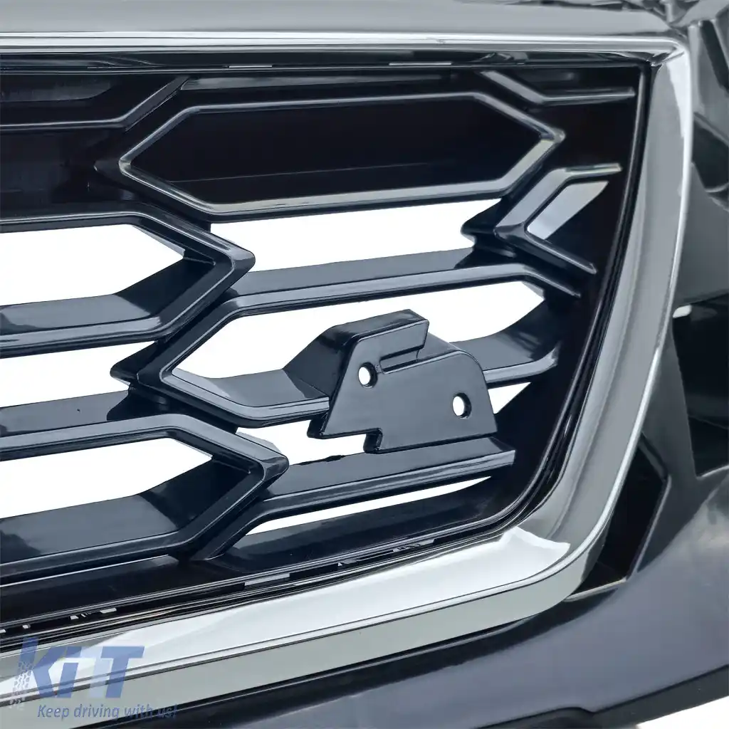 Grilă de upgrade sport cu cadru cromat, potrivită pentru Seat Leon 5F model FR 2017-2020-image-6278001