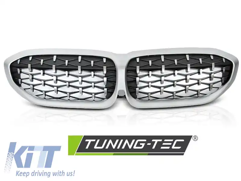 GRILĂ DIAMOND SILVER potrivită pentru BMW G20/G21 19-22-image-6269917