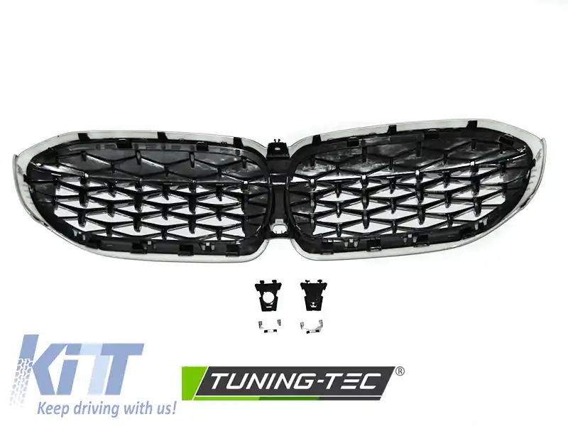 GRILĂ DIAMOND SILVER potrivită pentru BMW G20/G21 19-22-image-6269920