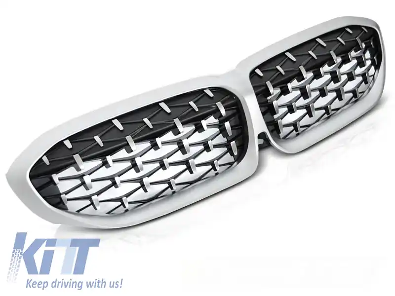 image-12-GRILĂ DIAMOND SILVER potrivită pentru BMW G20/G21 19-22