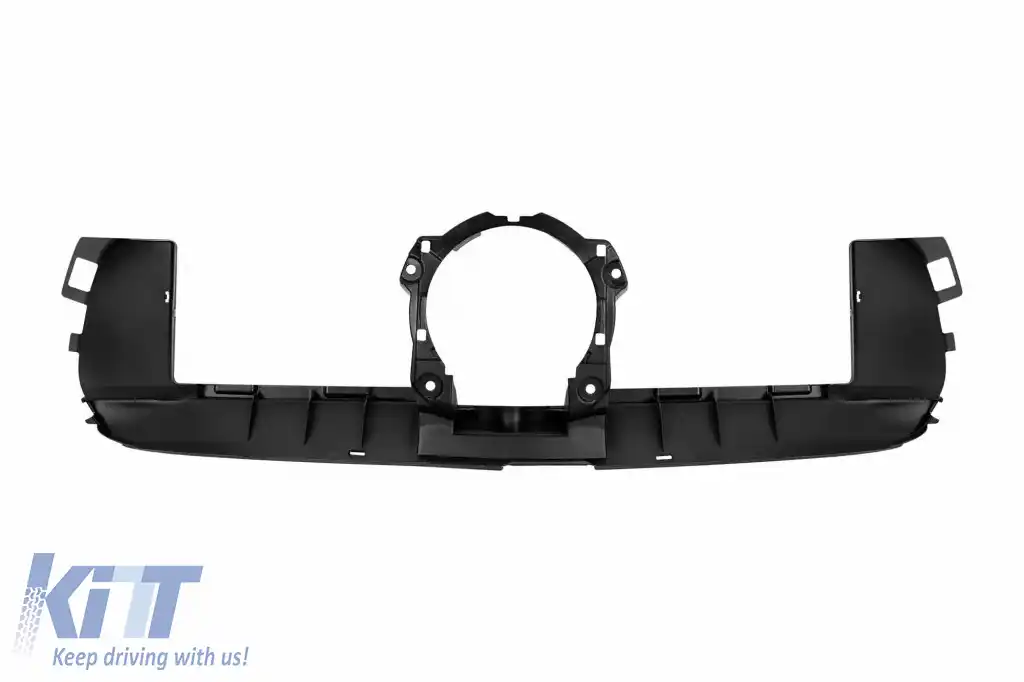 Grilă din lac negru tip Brabus cu linii roșii potrivită pentru Mercedes GLS X167 2020-2023-image-6264942