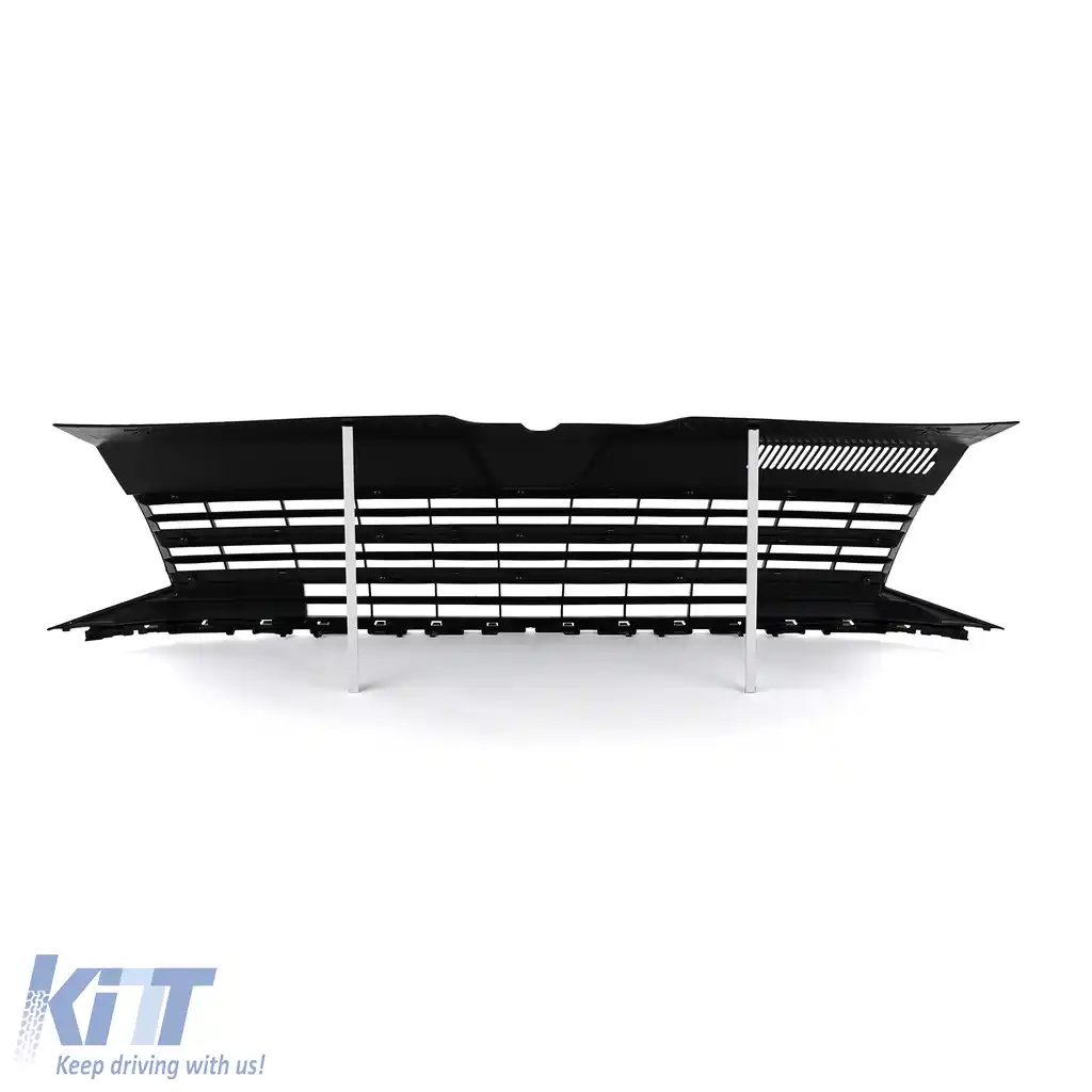 Grilă fără emblemă cu benzi roșii potrivită pentru VW T6 Bus Transporter 15-19-image-6196189