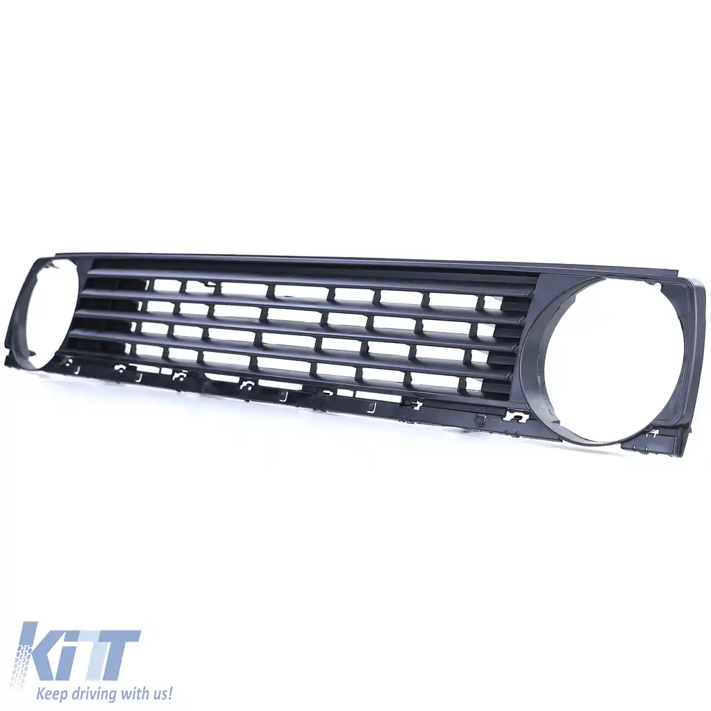 Grilă fără emblemă neagră, potrivită pentru VW Golf 2 83-91-image-6195193