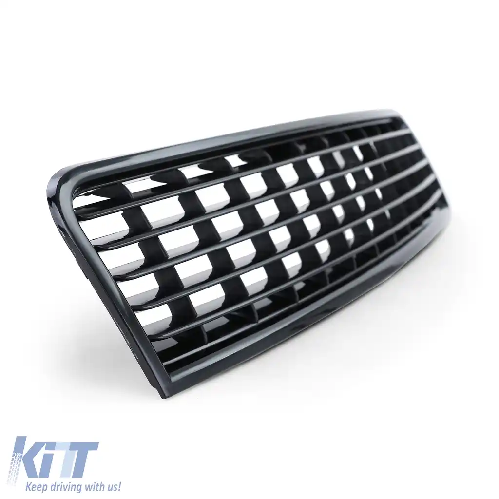Grilă fără emblemă neagră, potrivită pentru Audi A4 B6 8E 00-04-image-6196163