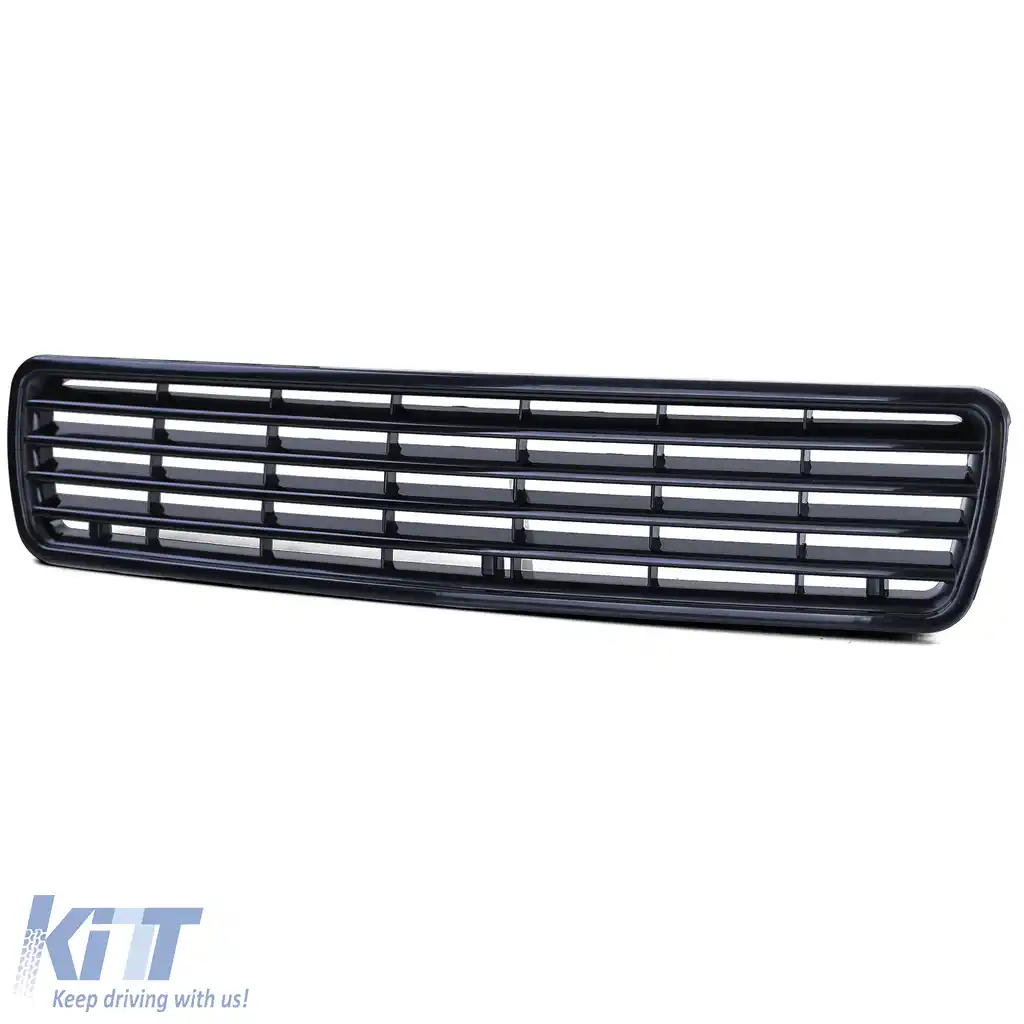 Grilă fără emblemă neagră, potrivită pentru Audi 80 B4 Sedan Avant Cabriolet-image-6199427