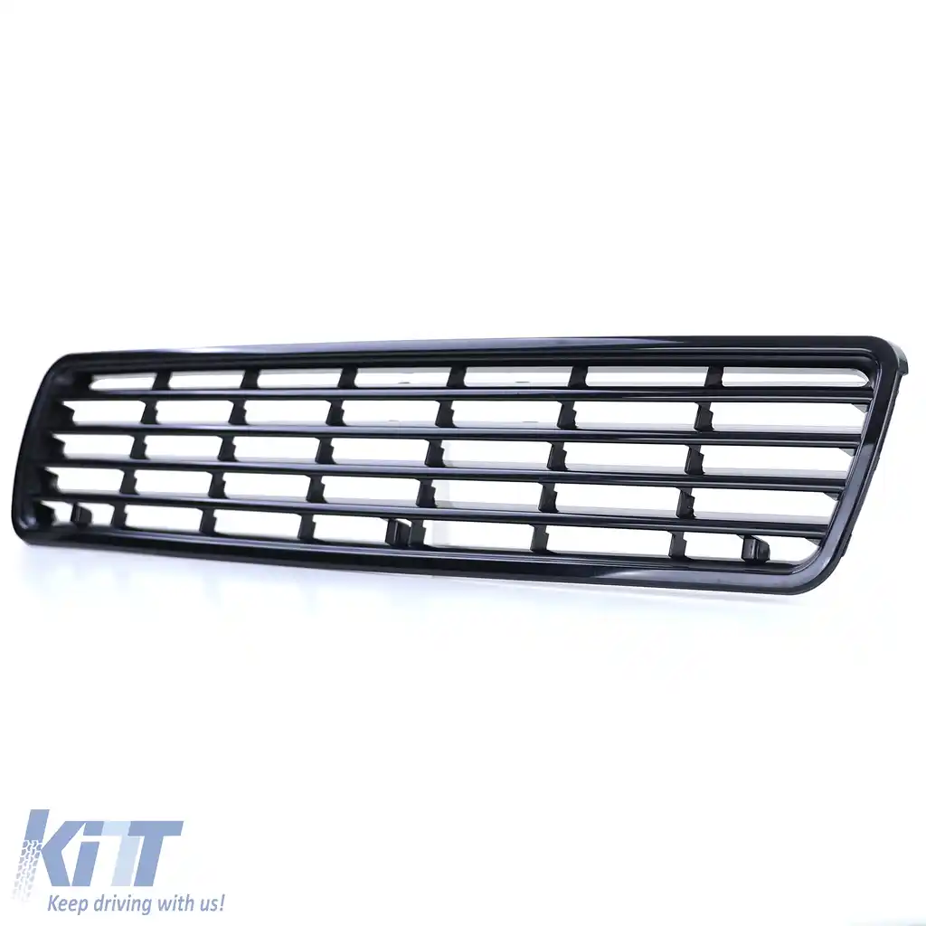 Grilă fără emblemă neagră, potrivită pentru Audi 80 B4 Sedan Avant Cabriolet-image-6199428