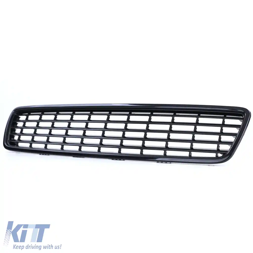 Grilă fără emblemă neagră potrivită pentru Audi A4 B5 94-00-image-6209855