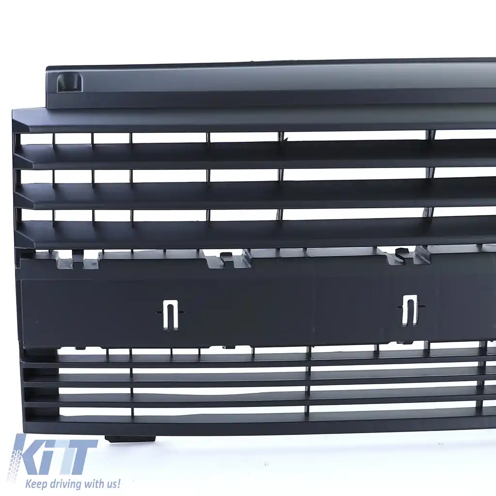 Grilă fără emblema neagră, potrivită pentru VW T4 Transporter Bus 90-03-image-6204612