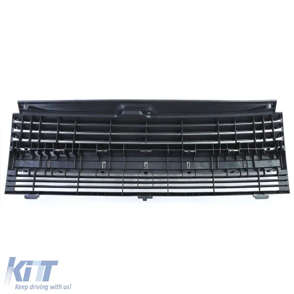 Grilă fără emblema neagră, potrivită pentru VW T4 Transporter Bus 90-03-image-6204614
