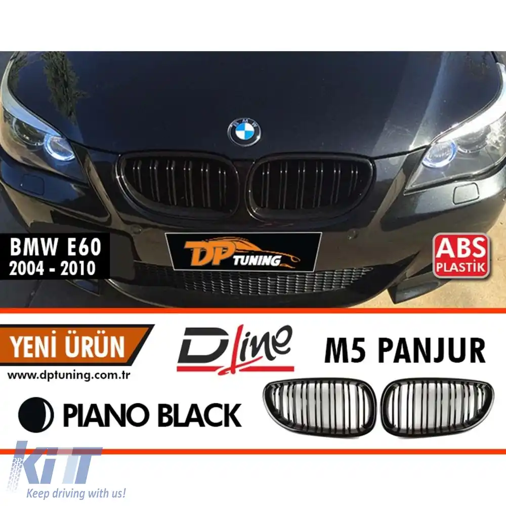 image-23-Grilă frontală E60 M5 Negru Pian ABS / 2003-2010
