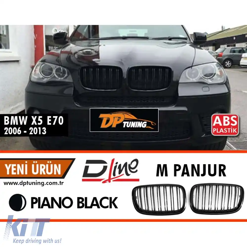 image-20-Grilă frontală E70 X5 M Negru Pian ABS / 2006-2013