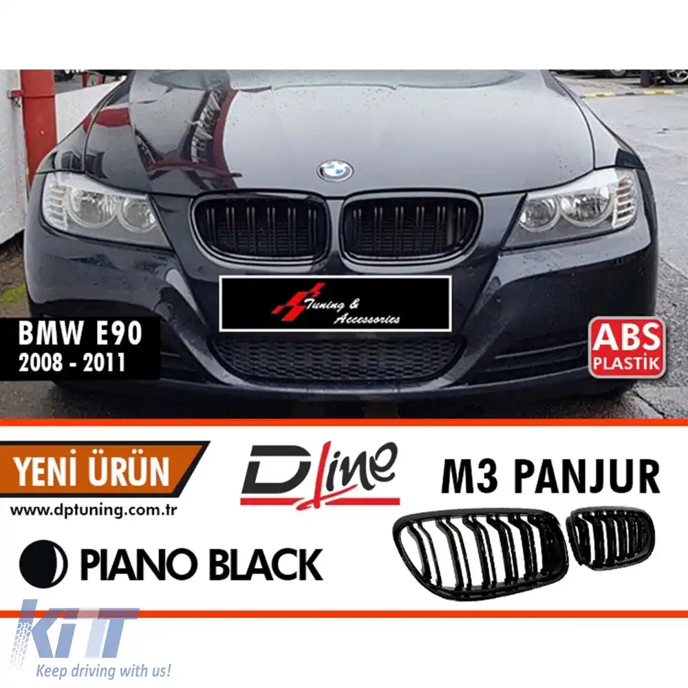 image-29-Gril frontal E90 LCI M3 Negru Pian ABS / 2008-2011