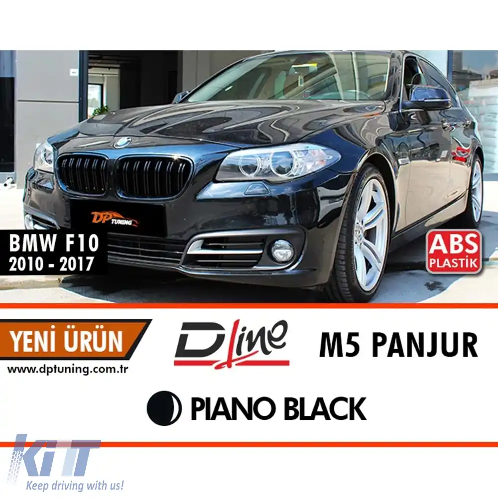 image-22-Grilă frontală F10 M5 Negru Pian ABS / 2010-2017