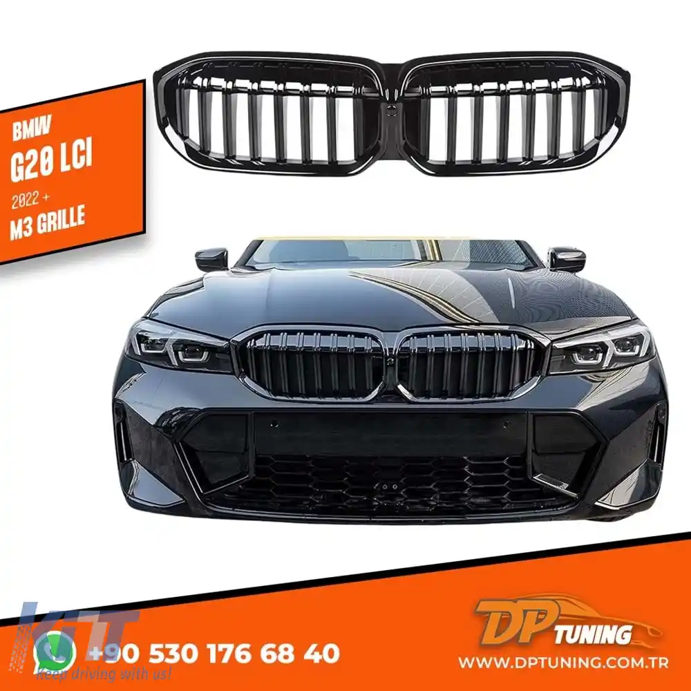 image-54-Gril frontal G20 LCI M3 Negru Pian ABS / din 2022