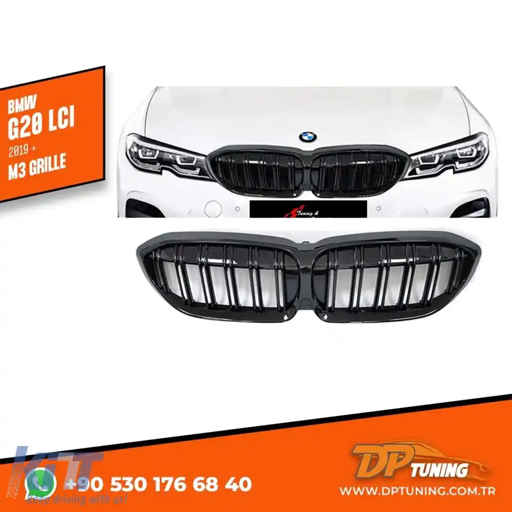 image-53-Grilă frontală G20 M3 Negru Pian ABS / 2019-2021