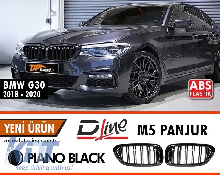 Grilă frontală G30 M5 Negru Pian ABS / 2017-2020