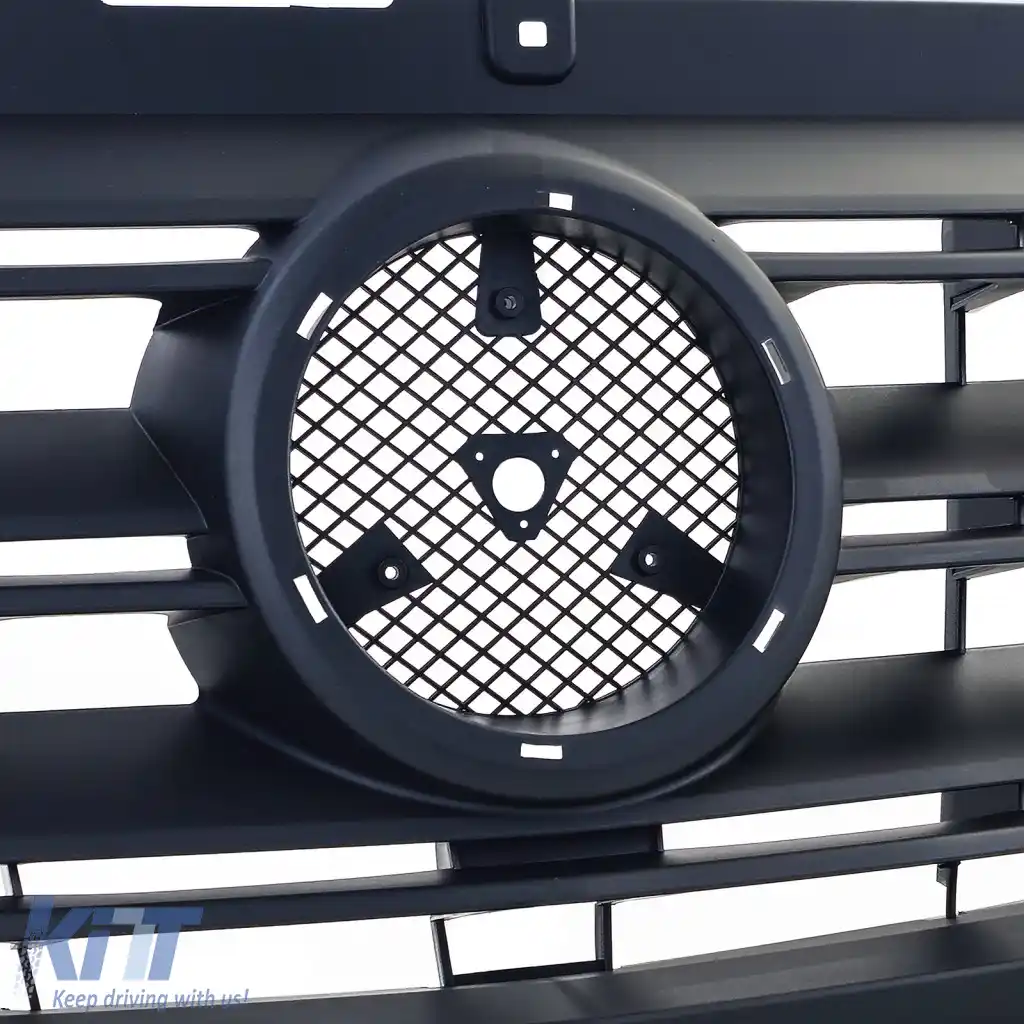 Grilă frontală neagră potrivită pentru Mercedes Sprinter W907 W910 2018-2024-image-6327280