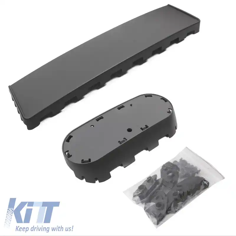 Grilă frontală potrivită pentru Audi A5 11-16 8T/8F RS-Look cu fagure lucios negru 1 buc.-image-6311420