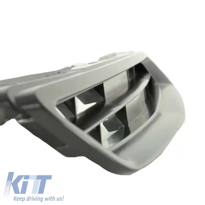 Grilă frontală potrivită pentru Honda Civic 3D/4D 95-96 fără emblemă Neagră 1 Pc-image-6290446