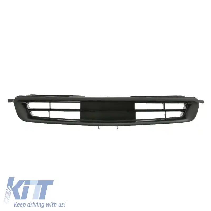 Grilă frontală potrivită pentru Honda Civic 3D/4D 95-96 fără emblemă Neagră 1 Pc-image-6290448