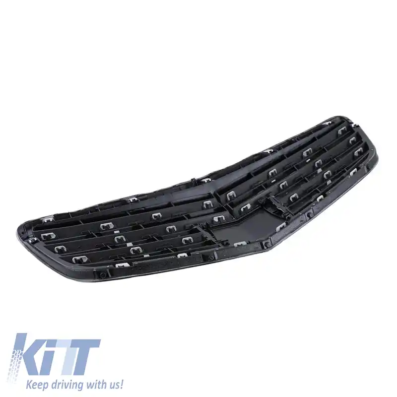 Grilă frontală potrivită pentru Mercedes-Benz S-Class W221 09-13 S63 S65 Aspect Design Negru Lucios 1pc-image-6294962