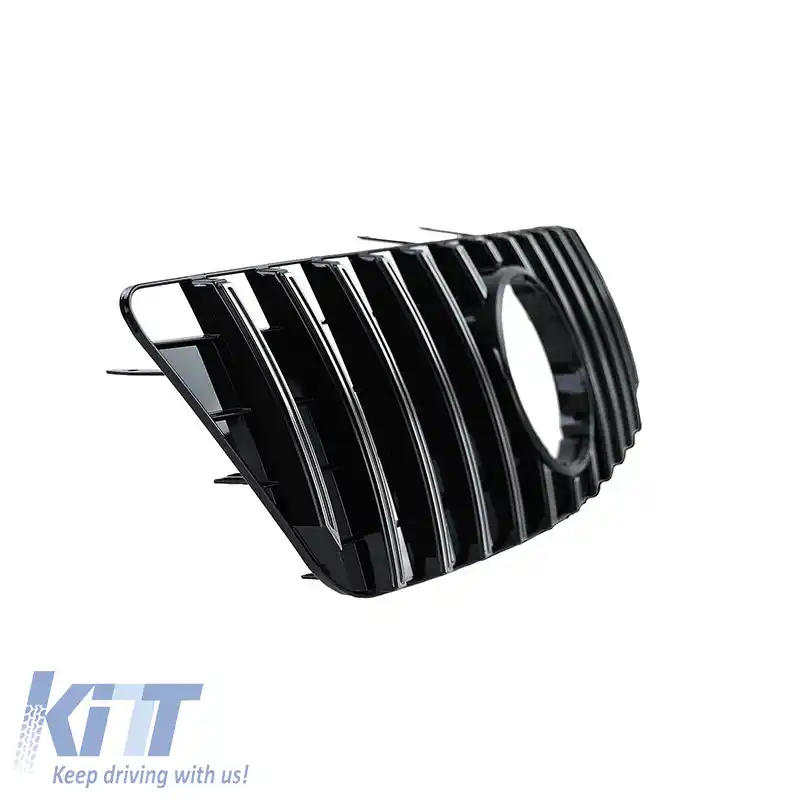 Grilă frontală potrivită pentru Mercedes-Benz ML-Class W164 08-11 GT A Design Panamericana Look Negru/Chrom 1 Pc-image-6295968