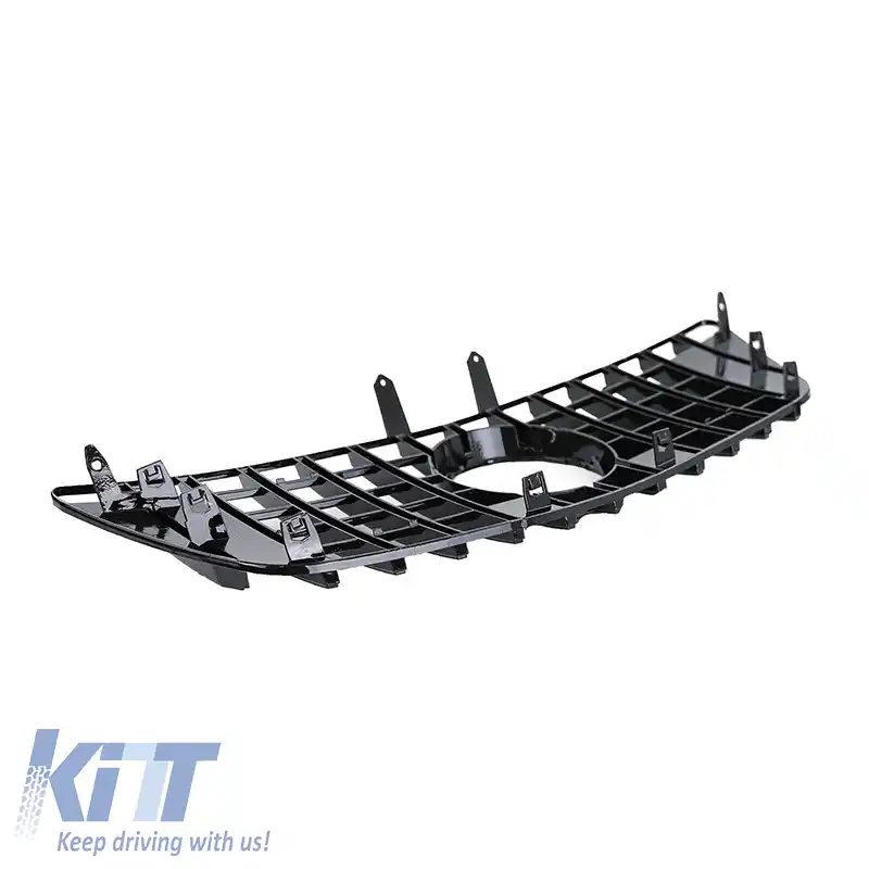 Grilă frontală potrivită pentru Mercedes-Benz ML-Class W164 08-11 GT A Design Panamericana Look Negru/Chrom 1 Pc-image-6295971