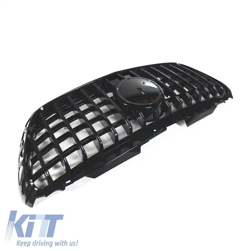 Grilă frontală potrivită pentru Mercedes-Benz Sprinter W907 18-26 GT A Design Panamericana Look Neagră 1 Buc-image-6324199
