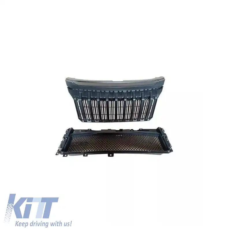 Grilă frontală potrivită pentru Mitsubishi L200 2019+ Mat Negru-image-6315193