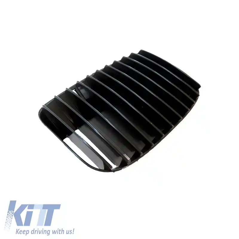 Grilă frontală potrivită pentru Seat Leon 1M / Toledo 1M 99-05 fără emblemă Neagră 1buc.-image-6295982