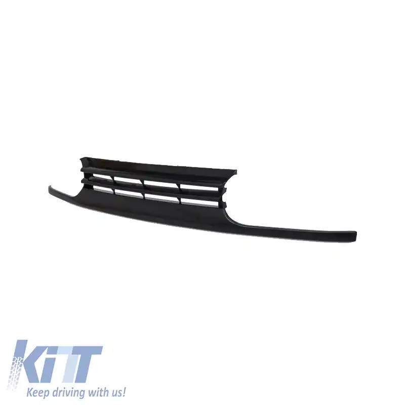 Grilă frontală potrivită pentru VW Golf III (3) 93-98 aspect VR6 fără emblemă neagră 1 buc.-image-6296000