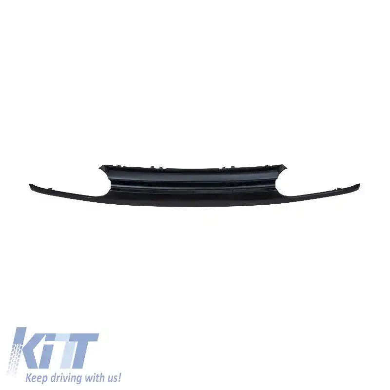 Grilă frontală potrivită pentru VW Golf III (3) 93-98 aspect VR6 fără emblemă neagră 1 buc.-image-6296004