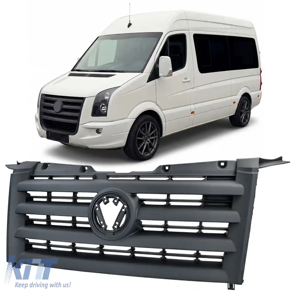 Grilă frontală radiator potrivită pentru VW Crafter 2E 2F 2006-2011-image-6327533