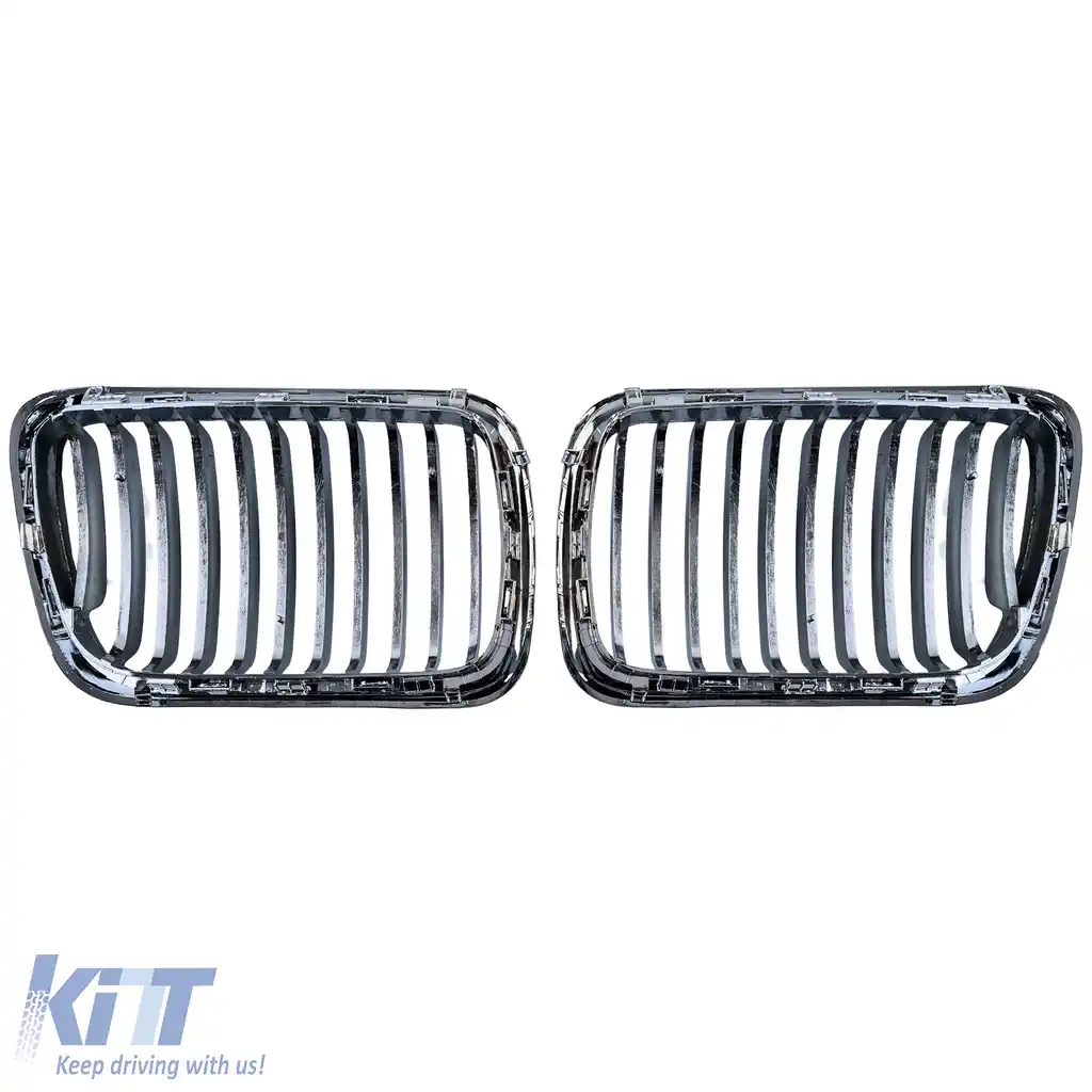 Grilă frontală sport cromată potrivită pentru BMW Seria 3 E36 Facelift 1996-2000-image-6210677