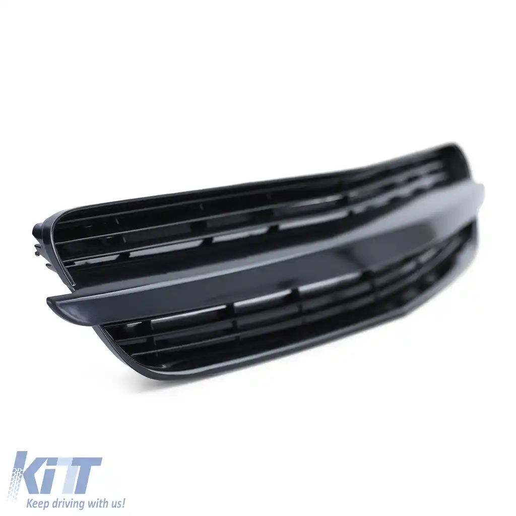 Grilă frontală sport fără emblemă neagră, potrivită pentru Opel Vectra C 02-05, Signum 03-05-image-6190914