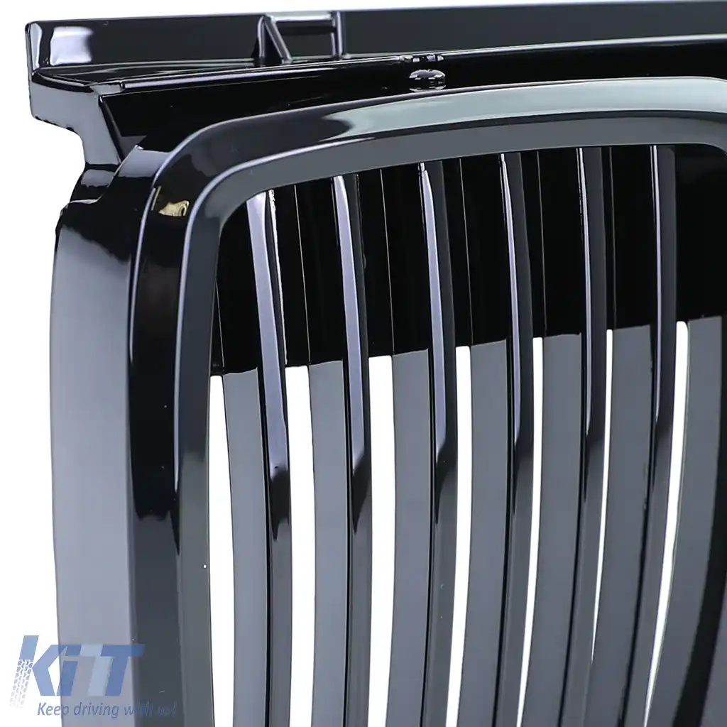 Grilă frontală sport lucioasă pentru BMW Seria 3 E30 1982-1994-image-6204032