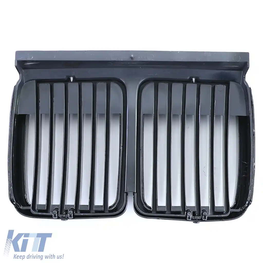Grilă frontală sport lucioasă pentru BMW Seria 3 E30 1982-1994-image-6204035