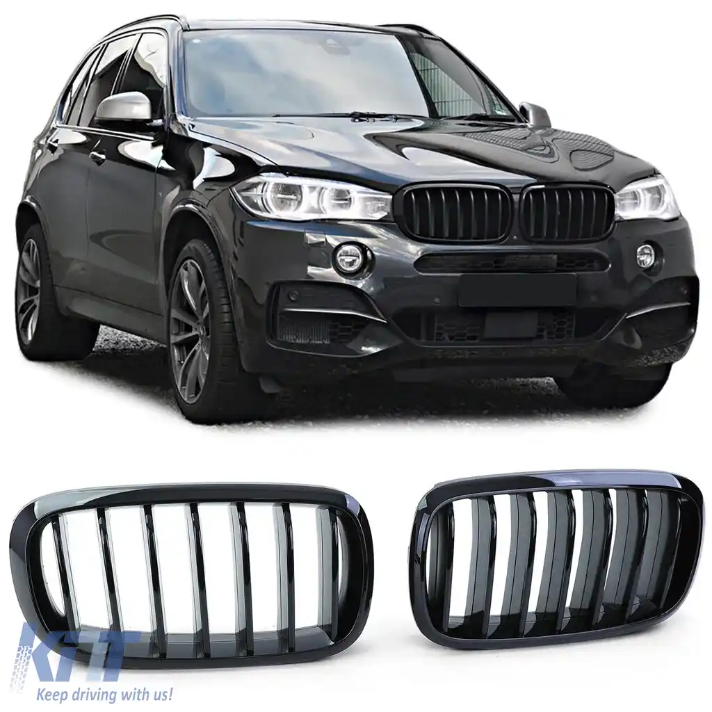 Grilă frontală sport neagră lucioasă, potrivită pentru BMW X5 F15 X6 F16 2013-2019
