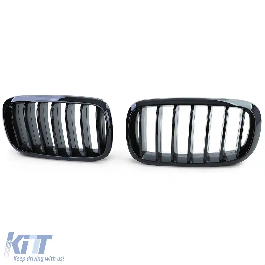 Grilă frontală sport neagră lucioasă, potrivită pentru BMW X5 F15 X6 F16 2013-2019-image-6200211