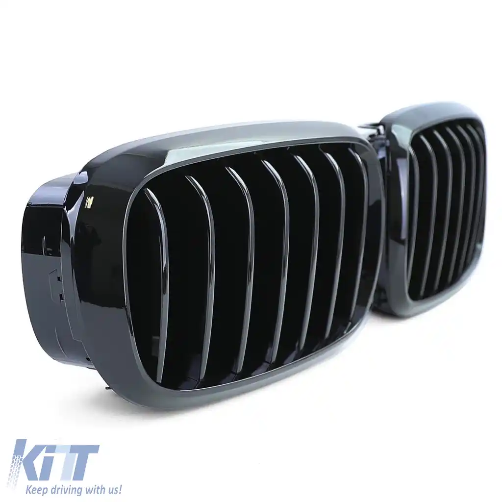 Grilă frontală sport neagră lucioasă, potrivită pentru BMW X5 F15 X6 F16 2013-2019-image-6200212