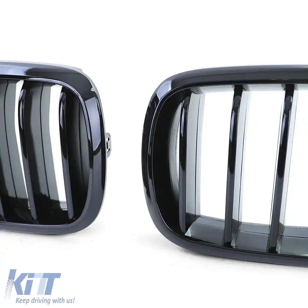 Grilă frontală sport neagră lucioasă, potrivită pentru BMW X5 F15 X6 F16 2013-2019-image-6200213