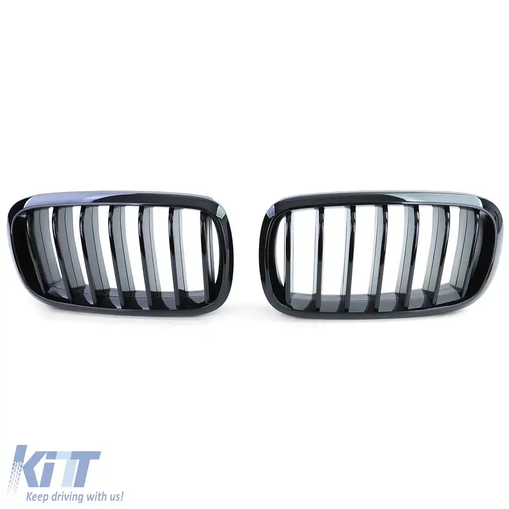 Grilă frontală sport neagră lucioasă, potrivită pentru BMW X5 F15 X6 F16 2013-2019-image-6200215