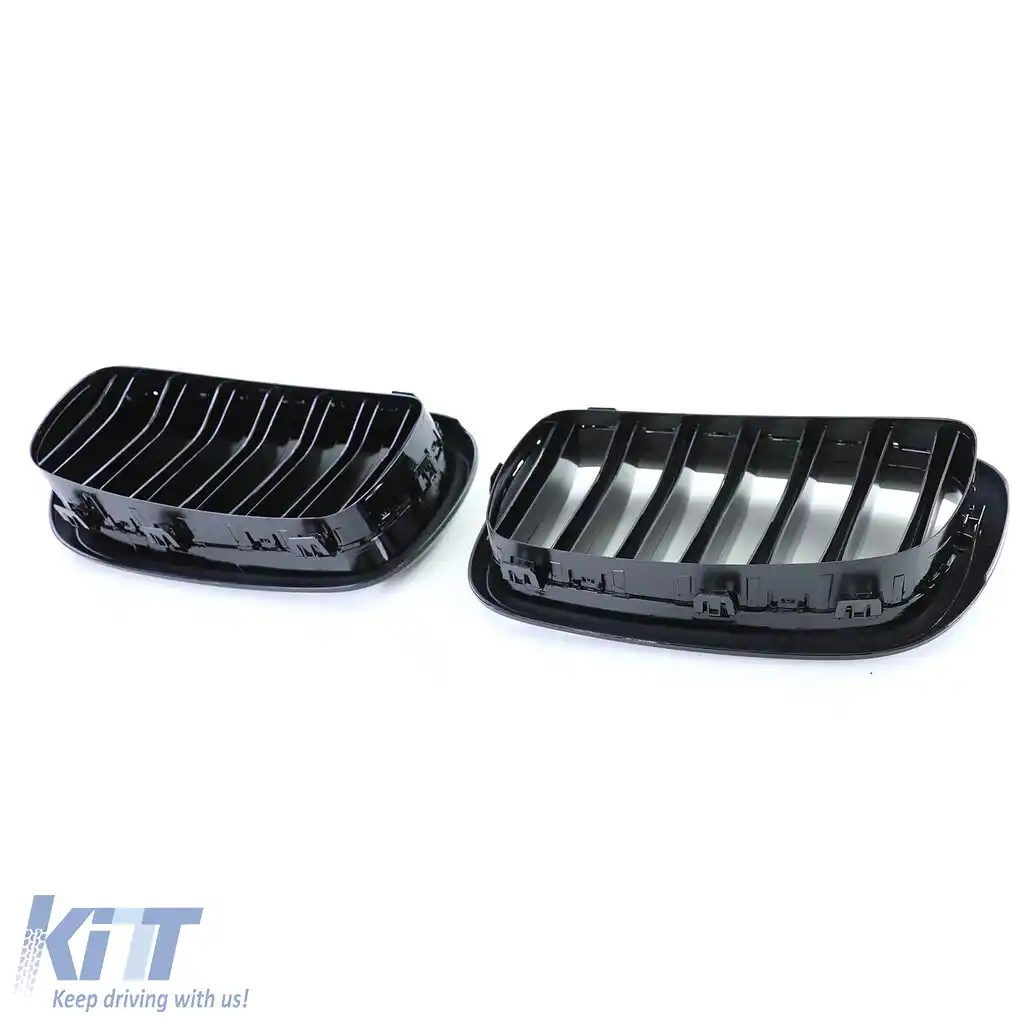 Grilă frontală sport neagră lucioasă, potrivită pentru BMW X5 F15 X6 F16 2013-2019-image-6200217