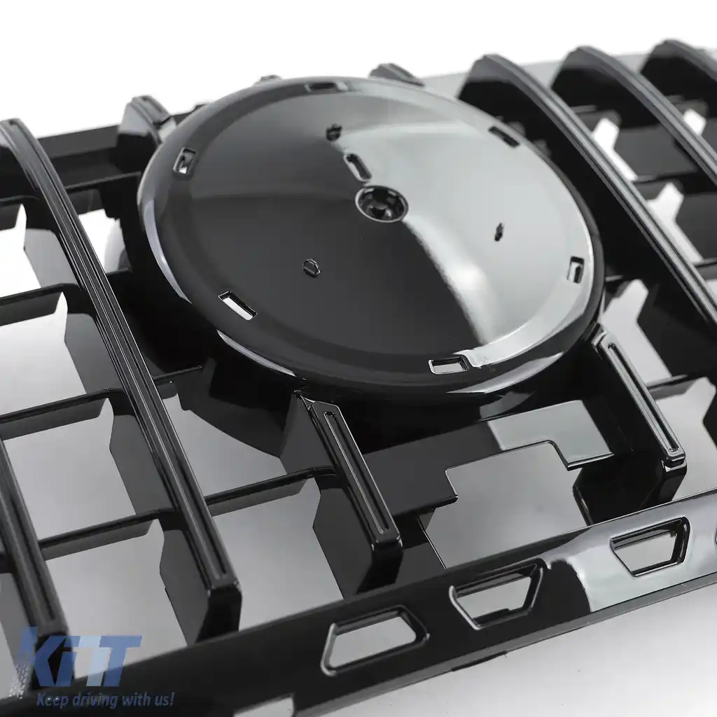 Grilă frontală sport neagră lucioasă, potrivită pentru Mercedes Sprinter W907 910 din 18-image-6204017