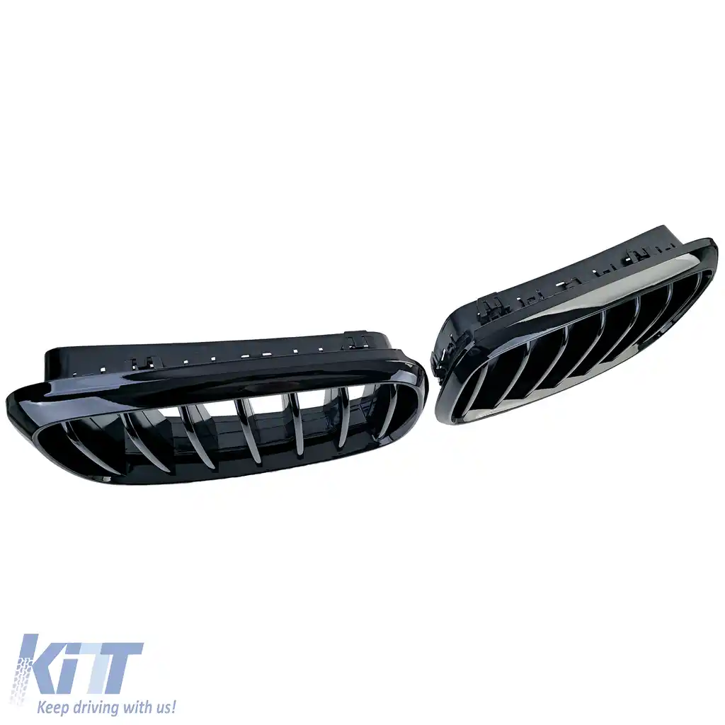 Grilă frontală sport neagră lucioasă potrivită pentru BMW X5 F15 X6 F16 2013-2019-image-6209788