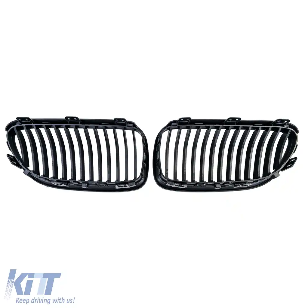 Grilă frontală sport neagră potrivită pentru BMW Seria 3 E92 E93 LCI 2010-2013-image-6210683
