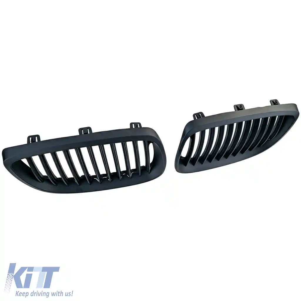 Grilă frontală sport neagră potrivită pentru BMW Seria 3 E92 E93 2006-2010-image-6211323