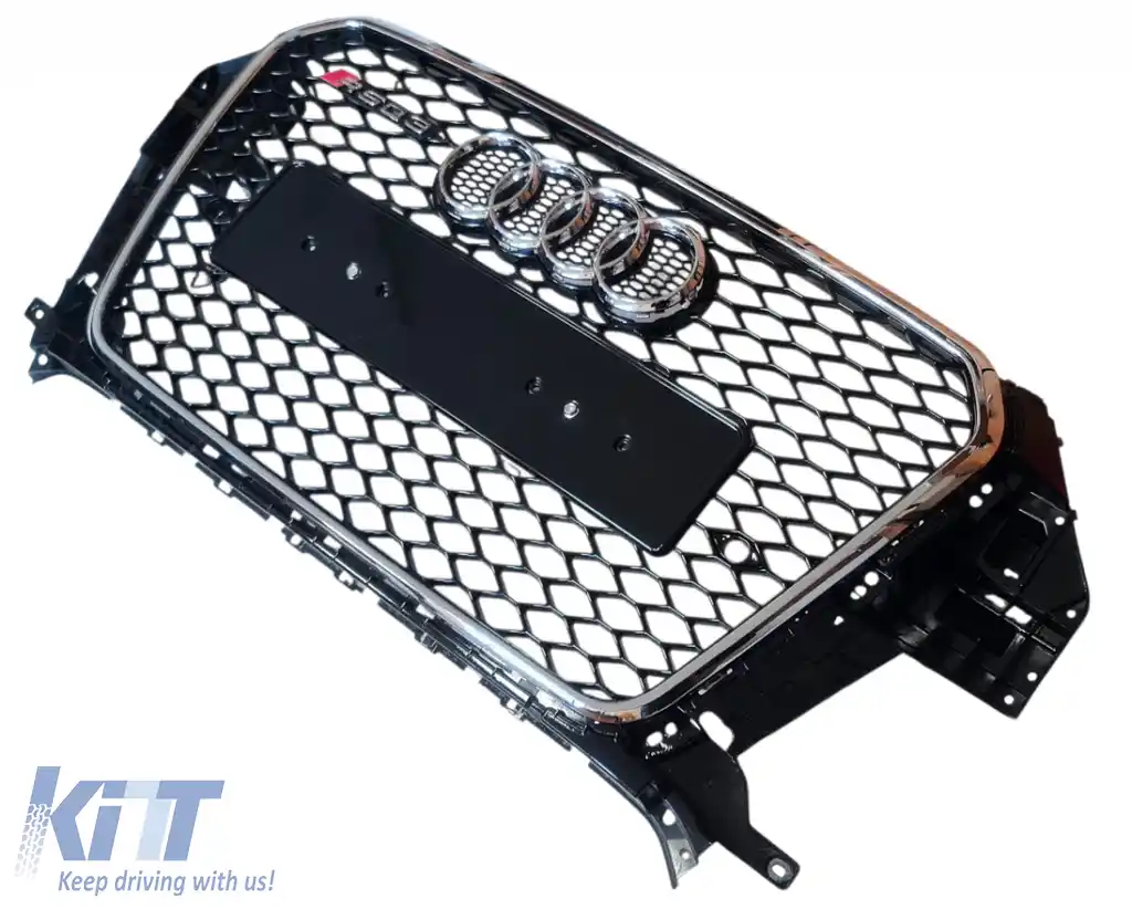 Grilă frontală stil RS potrivită pentru Audi Q3 2011 - 2015!-image-6326287